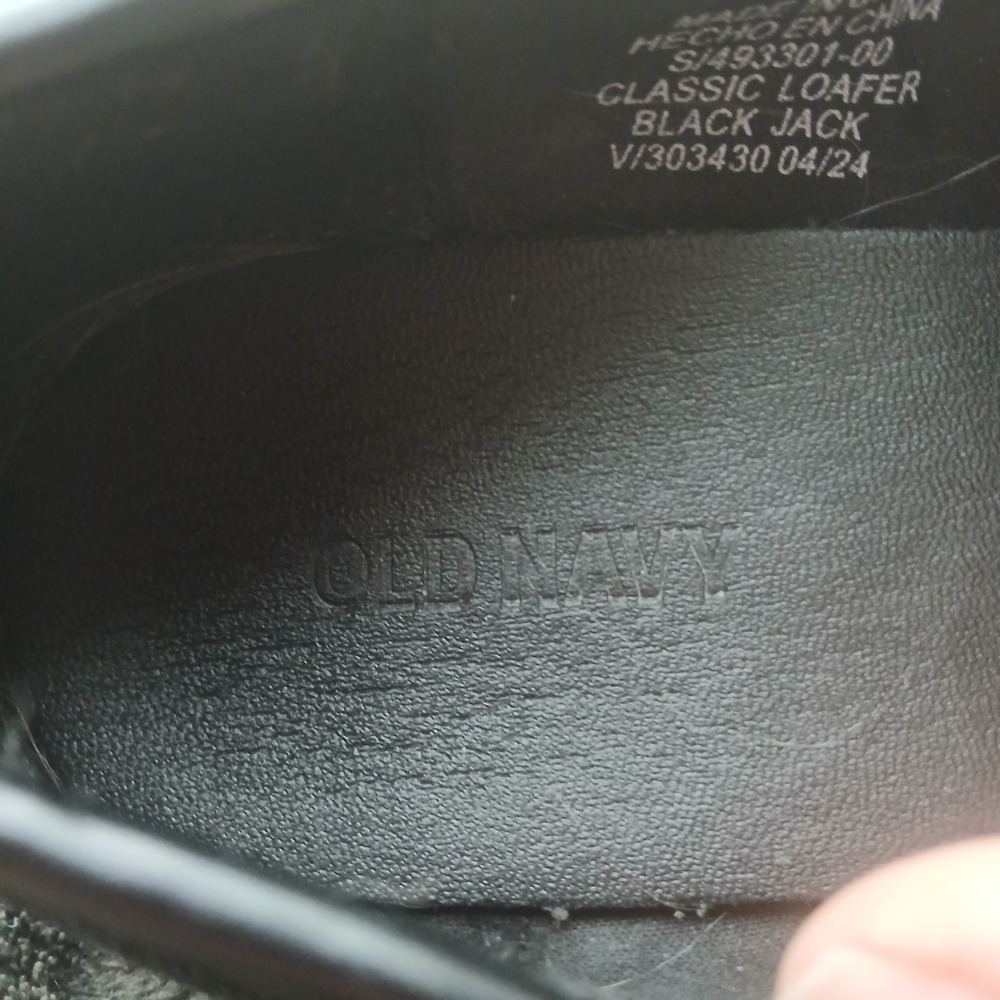 Old Navy Classic Loafer 8 Black Jack Dark Academia Preppy Workwear S/493301-00 - Picture 5 of 10